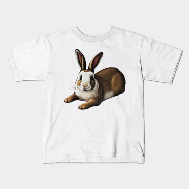 Easter Bunny! Kids T-Shirt by FineArtworld7